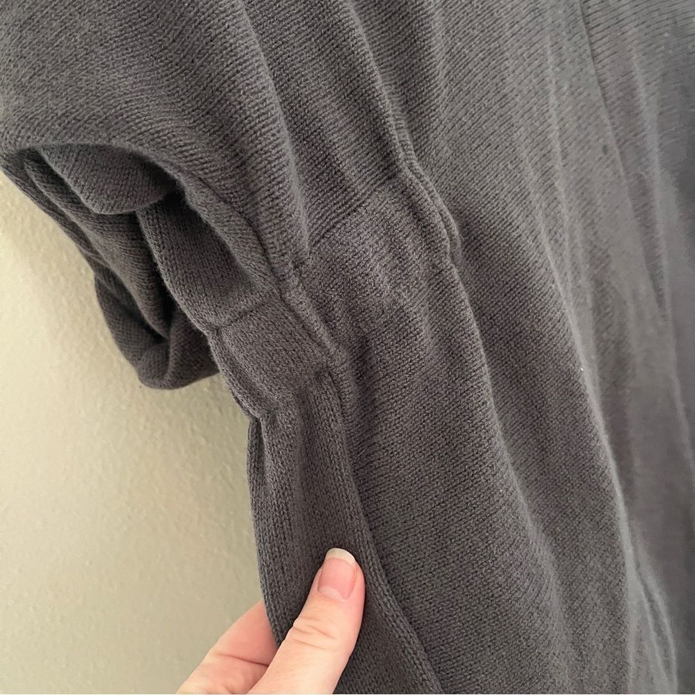 Brochu Walker Moro Cardigan Cotton Cashmere Blend Size XS Gray - Picture 6 of 7